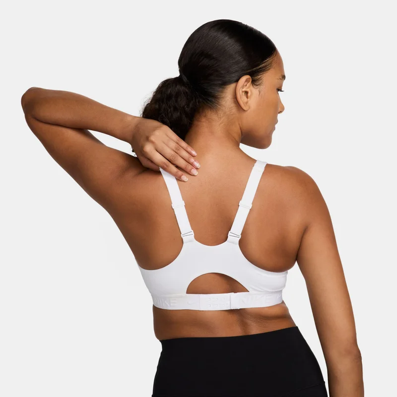 Nike White Women's Indy High-Support Training Sports Bra for Women | Best Price UAE